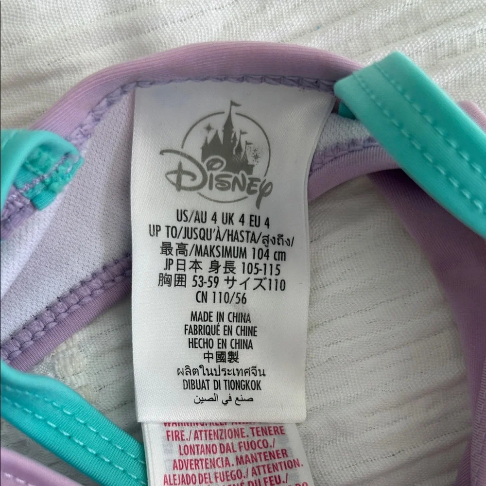 Disney Purple and Teal Mermaid Sequin Swim Set